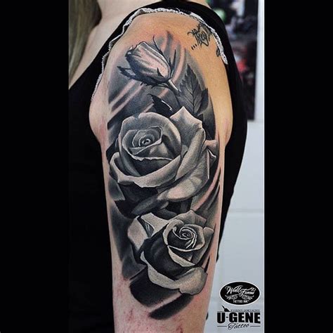 Black And Grey Rose Tattoos Best Tattoo Ideas Gallery