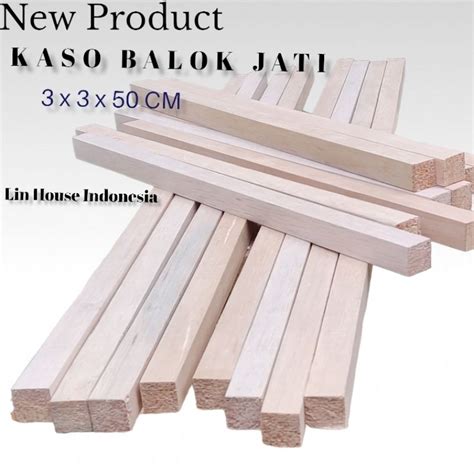 Jual Kayu Balok Kaso Kayu Jati Jabon Seri X X Cm Persegi