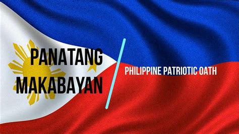 Panatang Makabayan Patriotic Oath Of The Philippines Thank You Porn