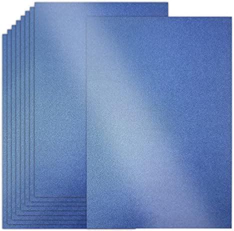 Amazon 100 Sheets Shimmer Cardstock Blue 8 5 X 11 Inch Metallic