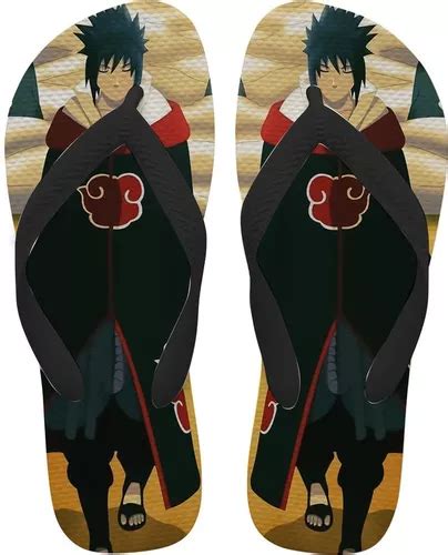 Chinelo Sandalia Naruto Anime Aventura Manga Sasuke Hd