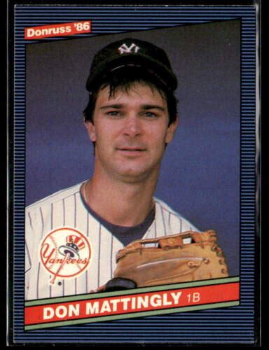 Donruss Don Mattingly Mlb Baseball New York Yankees Ebay