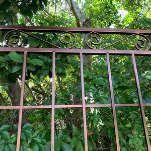 Garden Gate Style Metal Scroll Trellis 7ft H X 3ft W Large Classic