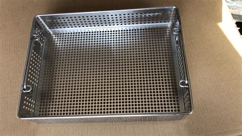 Perforated Metal Mesh Medical Sterilization Baskets Buy Perforated