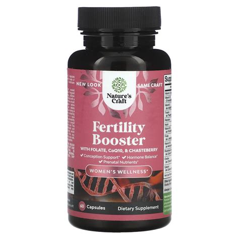 Nature S Craft Women S Wellness Fertility Booster With Folate Coq