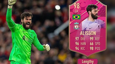 98 Futties Alisson Player Review Best Gk On Fifa 23🔥🔥🧤 Youtube