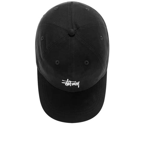 Stussy Stock Low Pro Cap Black End Be