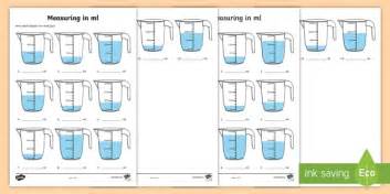 Measuring In Ml Worksheet Activity Sheet Measuring In Cm