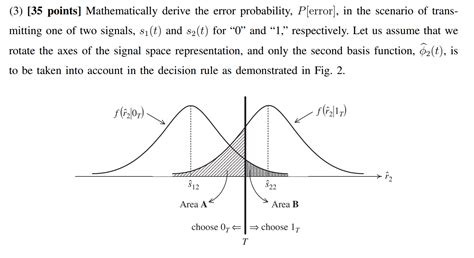 Mathematically Derive The Error Probability Chegg