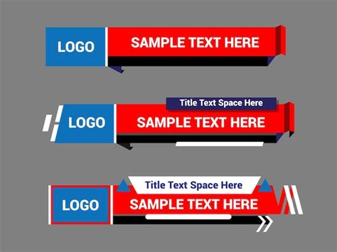 Premium Vector Vector Of Broadcast News Lower Thirds Template Layout