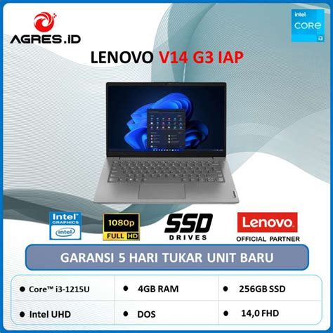 Jual Lenovo V14 G3 Iap I3 1215 4gb 256gb 14 0 Fhd Iron Grey Non