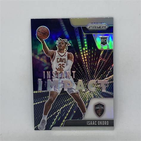 Isaac Okoro Rookie Silver Prizm Insert Panini Prizm Basketball