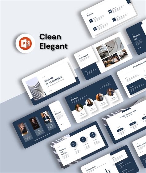 Clean Elegant Business Powerpoint Template Original And High Quality