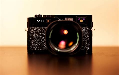 Обои макро, ретро, фотоаппарат, Leica, цифровой дальномерный ...