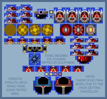 Sonic CD Eggman Sprites