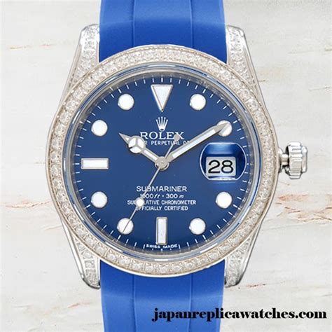 Japan Replicarolex Submariner Men S Rolex Calibre Blue Dial