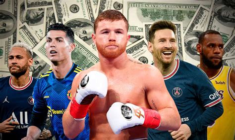 Canelo Álvarez Entre Los 10 Deportistas Mejor Pagados Del Mundo