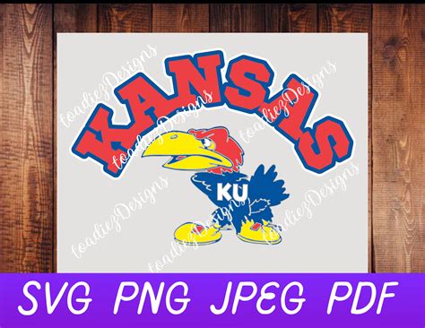 KU, University of Kansas Design, 1941 Jayhawk, Svg, Png, Jpeg Pdf Great ...