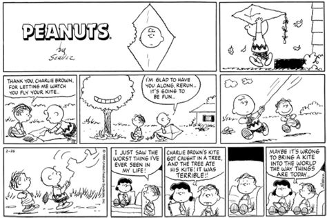 10 Funniest Peanuts Comics Where Charlie Brown Takes On The Kite Eating Tree