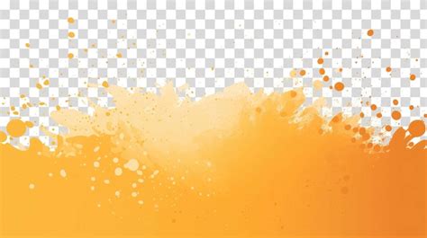 Orange background isolated on transparent background vector ...