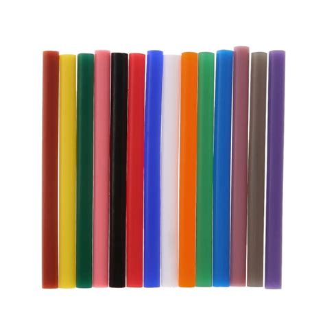 5pcs Hot Melt Glue Stick Colorful 7x100mm Adhesive For DIY Craft Toy Repair Tool In Hot Melt