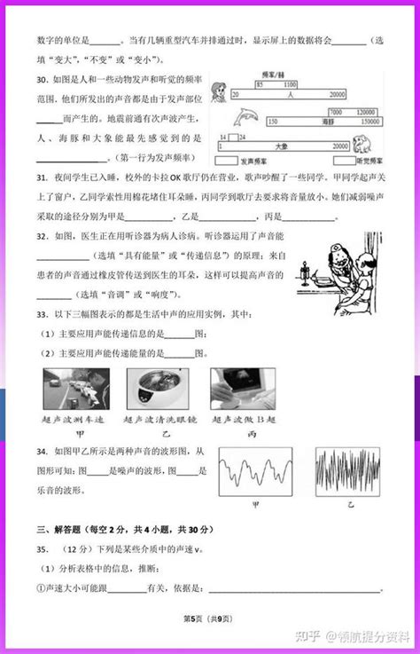 人教版2021 2022学年八年级物理上册《声现象》单元测试卷含答案 知乎