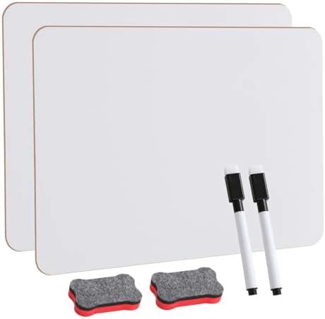 Creszzle Pack Small Whiteboard Set X Inch Double Sided Mini