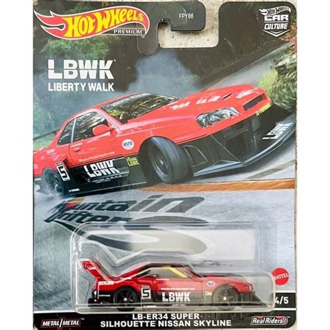Hot Wheels Nissan Skyline LB ER34 Super Silhouette Shopee Brasil