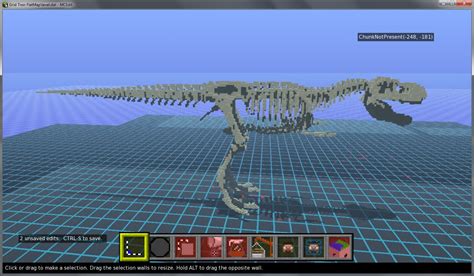 T Rex Skeleton Minecraft Project