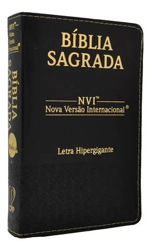 B Blia Sagrada Letra Hipergigante Nvi M Dia Luxo Preta Mercadolivre