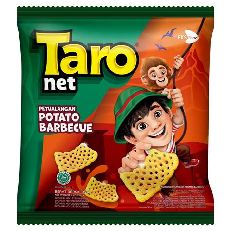 Jual Taro Barbeque Dan Seaweed 65g Shopee Indonesia