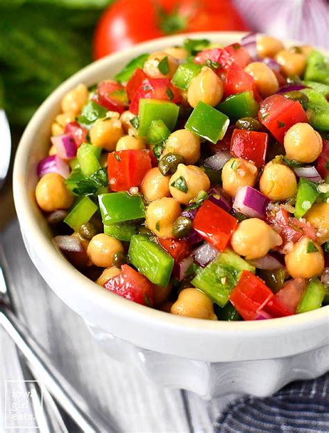 Italian Chickpea Salad Iowa Girl Eats