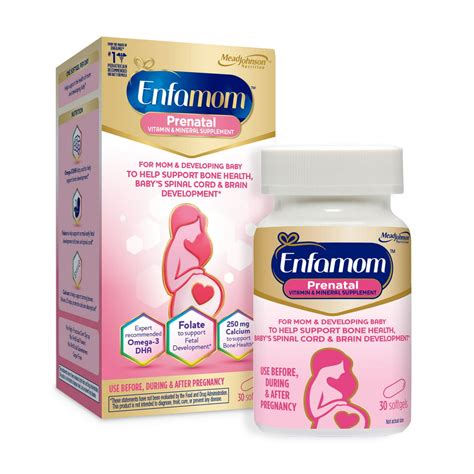 Enfamom Prenatal Vitamin Supplement For Pregnant And Lactating Women From Enfamil 30 Softgels