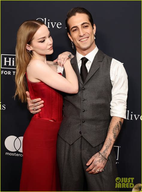 Dove Cameron Maneskin S Damiano David Kiss Make Red Carpet Debut At