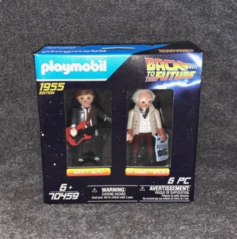 PLAYMOBIL BACK TO THE FUTURE MARTY McFLY DR EMMETT BROWN 1955