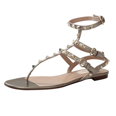 valentino rockstud sandals - 28 images - valentino rockstud 90 leather sandal in black lyst ...