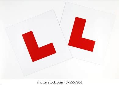 learner plates  white background stock photo  shutterstock