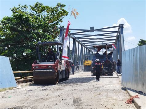 Hari Ini Pengaspalan Rampung Besok R2 Bisa Melintasi Jembatan