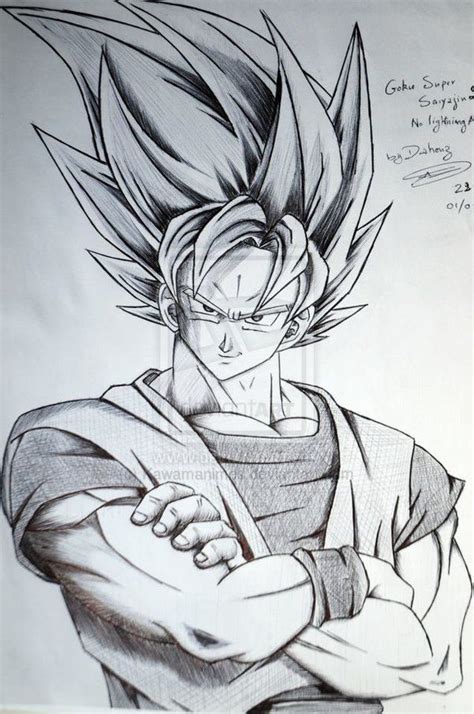 Drawing Dragon Ball Super Saiyan Drawing Goku Pictures