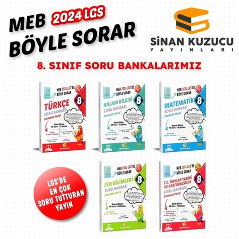 Sinan Kuzucu Yayınları Süper Set LGS 2024 Kitabı ve Fiyatı