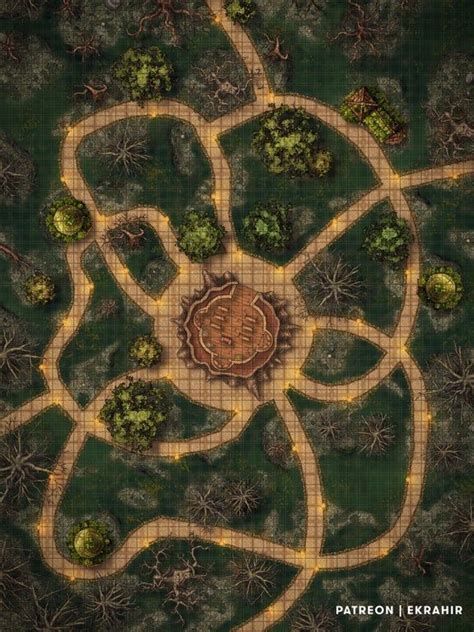 Battlemap X X Strixhaven Wiltroot Hall And Outer