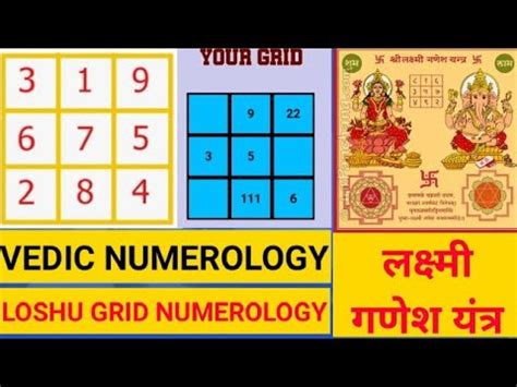 Vedic Numerology Grid Loshu Grid Vs Sepherial Grid