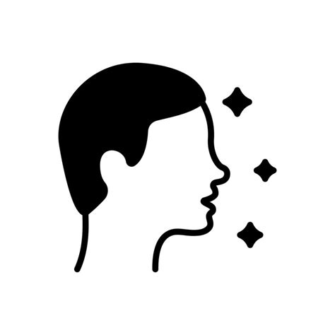 Man Profile Silhouette Icon Boy With Beauty Face And Hairstyle Pictogram Male Face In Side