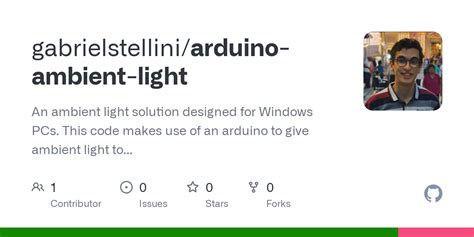 GitHub - gabrielstellini/arduino-ambient-light: An ambient light ...