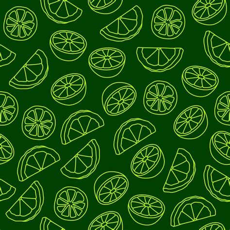 Premium Vector Seamless Background With Lemons