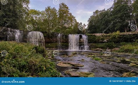 View of the Keila Waterfall Estonia Located on Keila River in Harju County Stock Image - Image ...