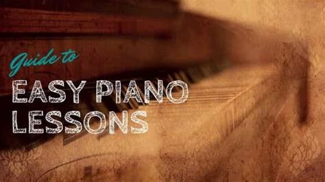 Easy Piano Lessons