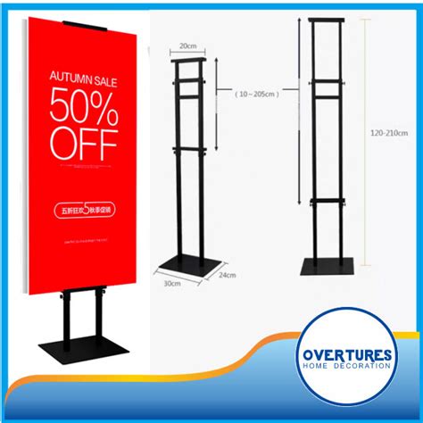 Double Sided Board Banner KT Pedestal Stand Poster Sintra Display Stand