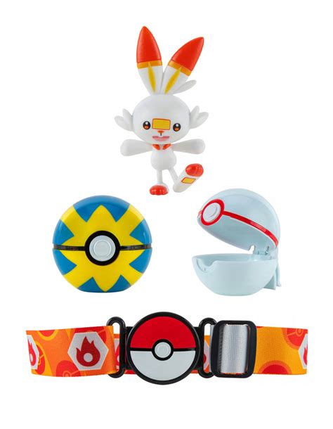 Gad Et Pokemon Clip N Go Pas Trenera Pokeball Scorbunny