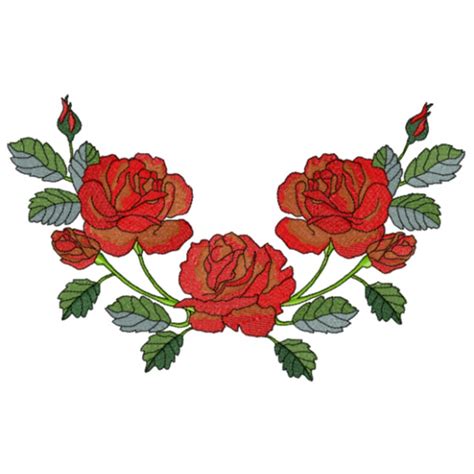 Rose Embroidery Design - Inspire Uplift